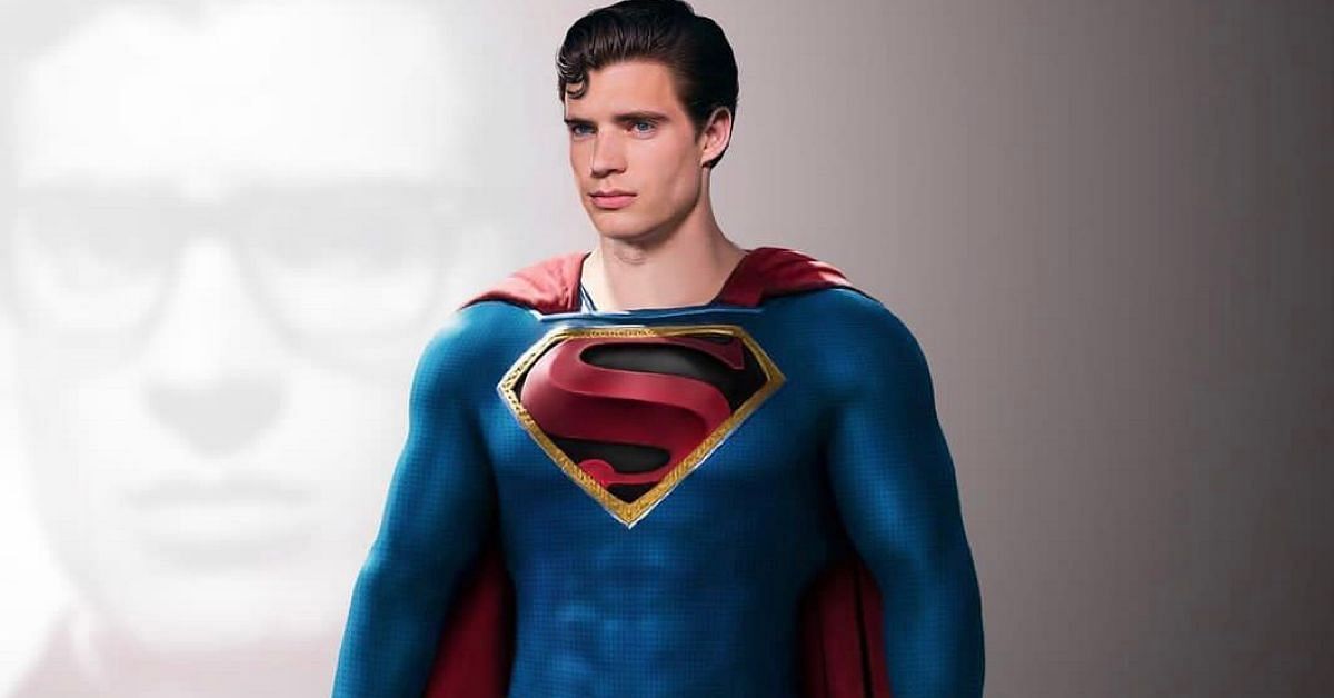 David Corenswet as Superman (Art by Javier Sanchez)
