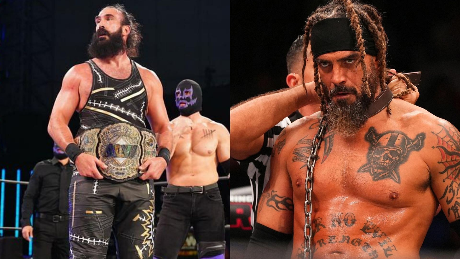 Brodie Lee (left) and Jay Briscoe (right)
