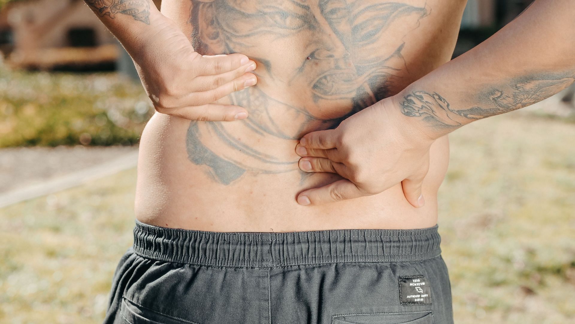 Lower back pain and sciatica pain is quite common nowadays (Image via Pexels/Kindel Media)