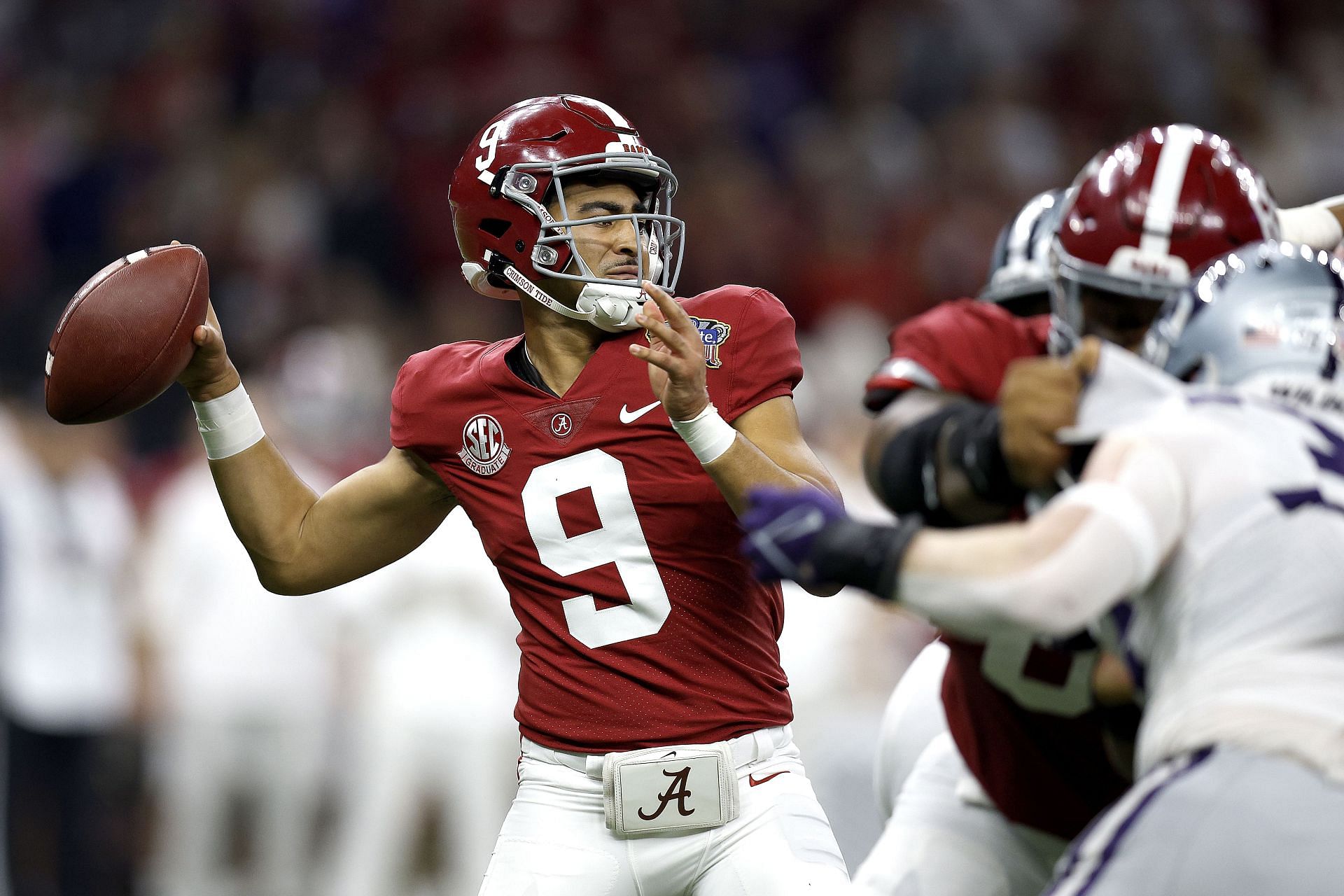 If the experts are correct, the Houston Texans will select Alabama  quarterback Bryce Young second overall in the 2023 NFL Draft.