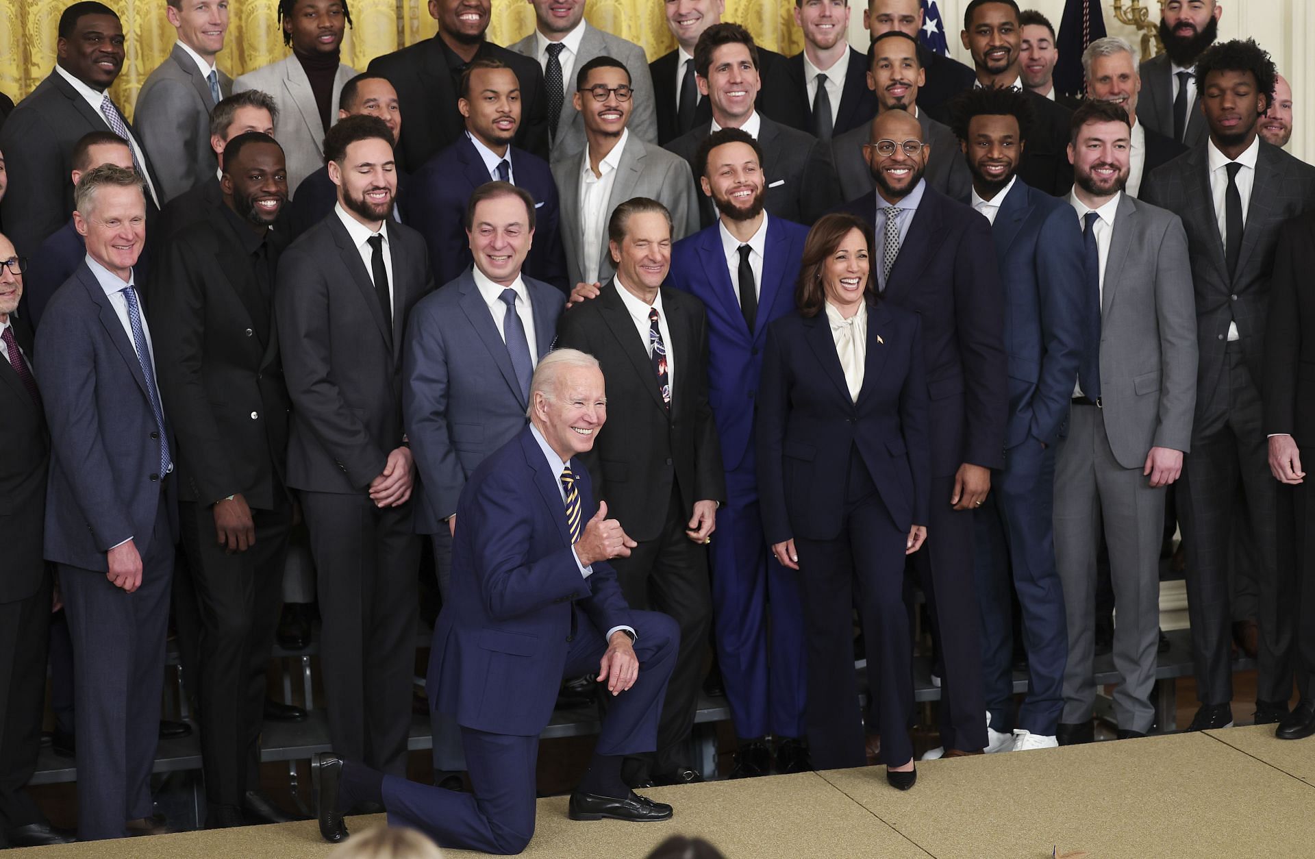 President Biden Welcomes The NBA Champions Golden State Warriors To The White House