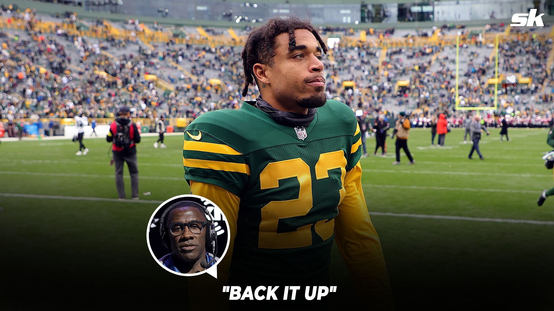 Shannon Sharpe responded to Jaire Alexander calling him out
