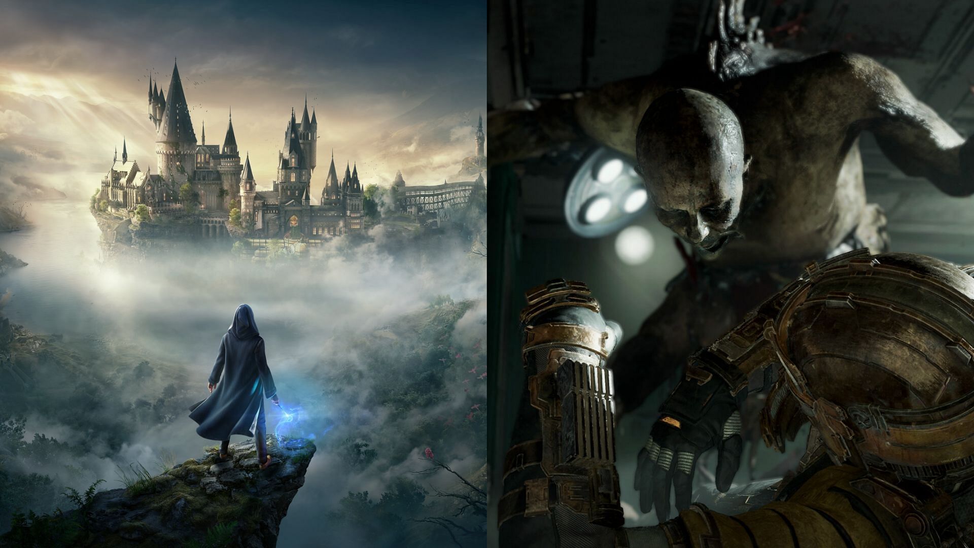 Hogwarts Legacay and Dead Space can be pre-ordered at a discount (Image via Hogwarts Legacy and Dead Space)