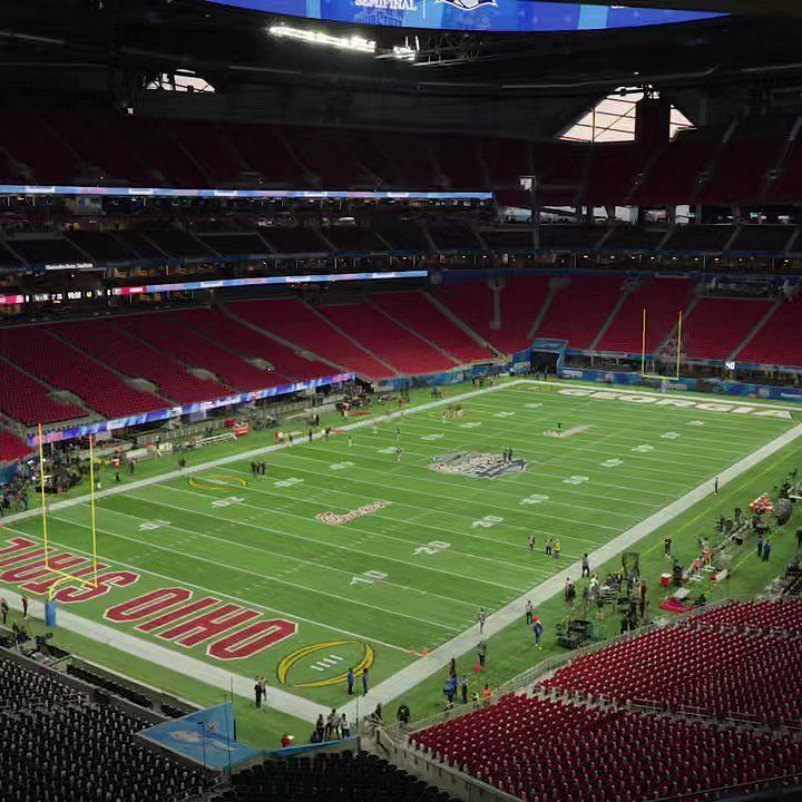 Epic Timelapse Shows Field Transform From Peach Bowl To Falcons