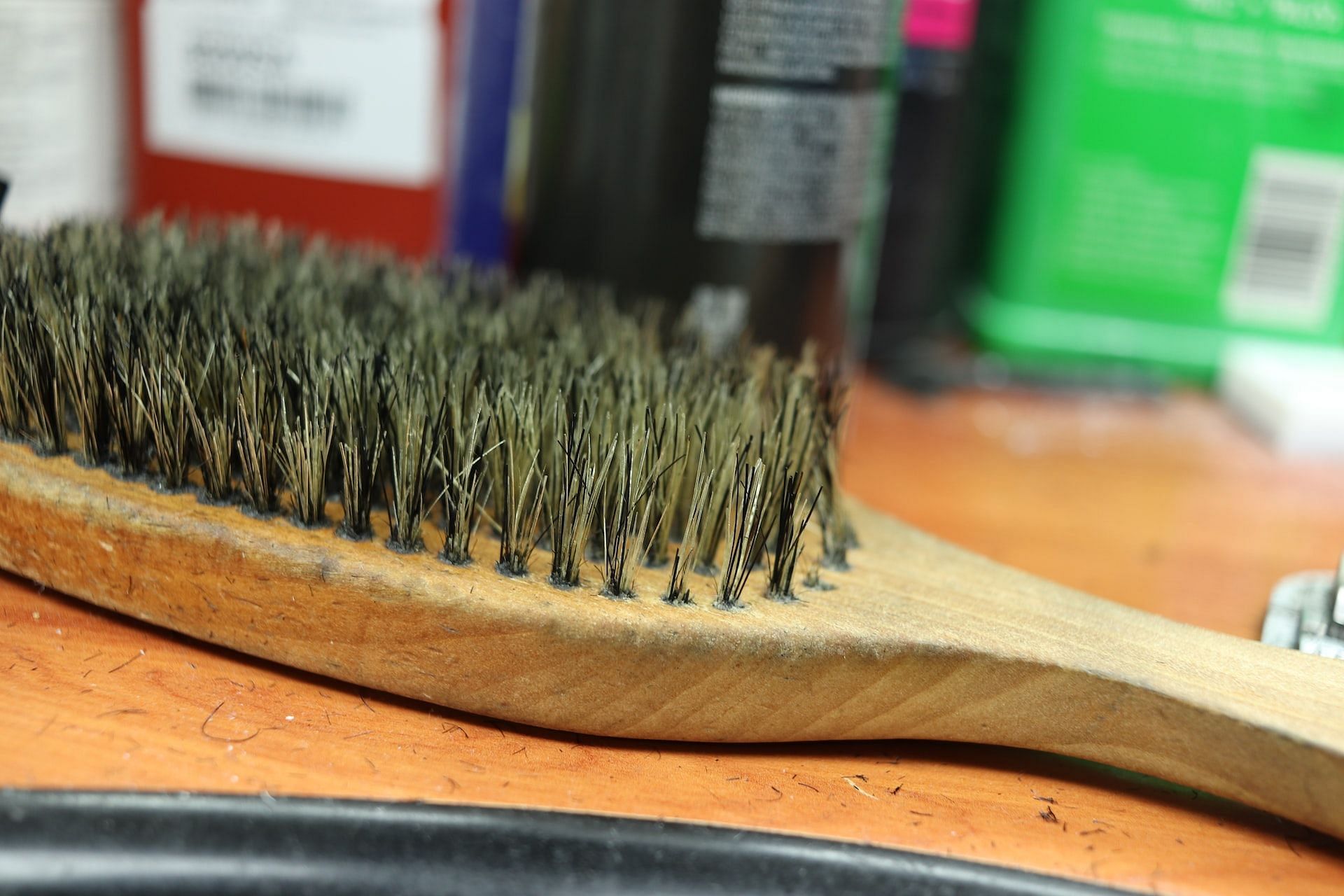 Clean hair brushes (Photo by Jacob Johnson on Unsplash)