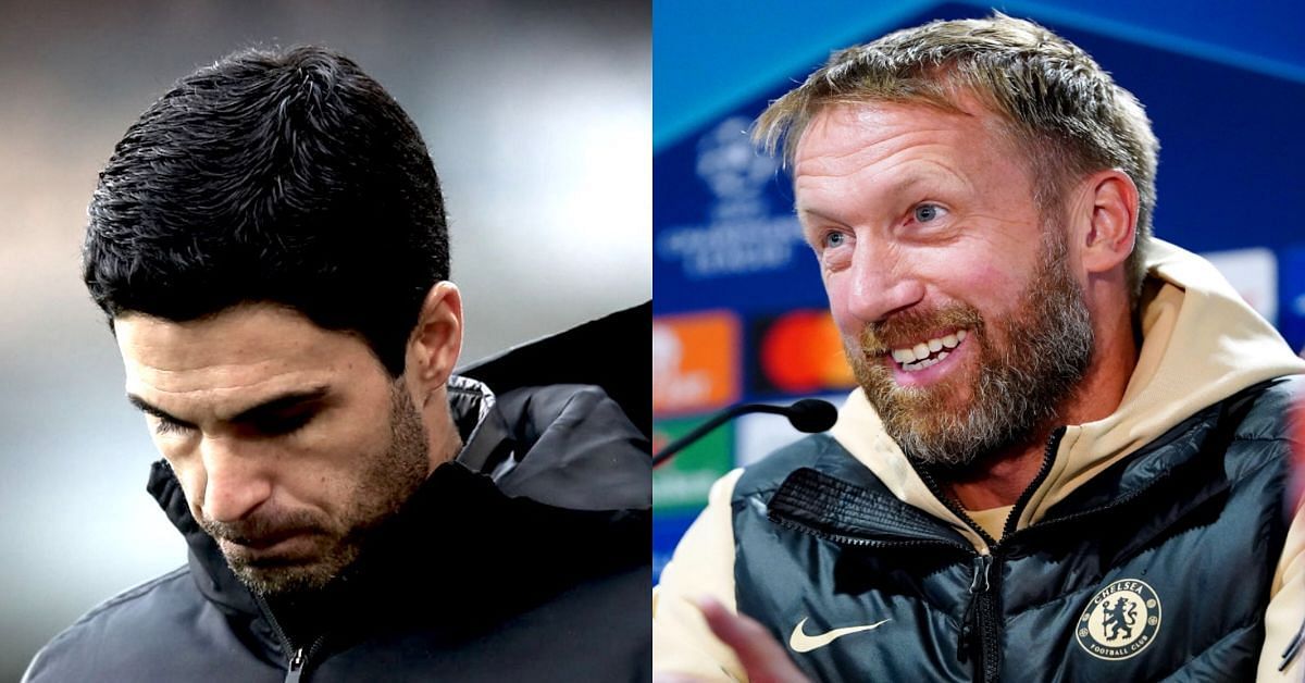 Arsenal manager Mikel Arteta and Chelsea boss Graham Potter