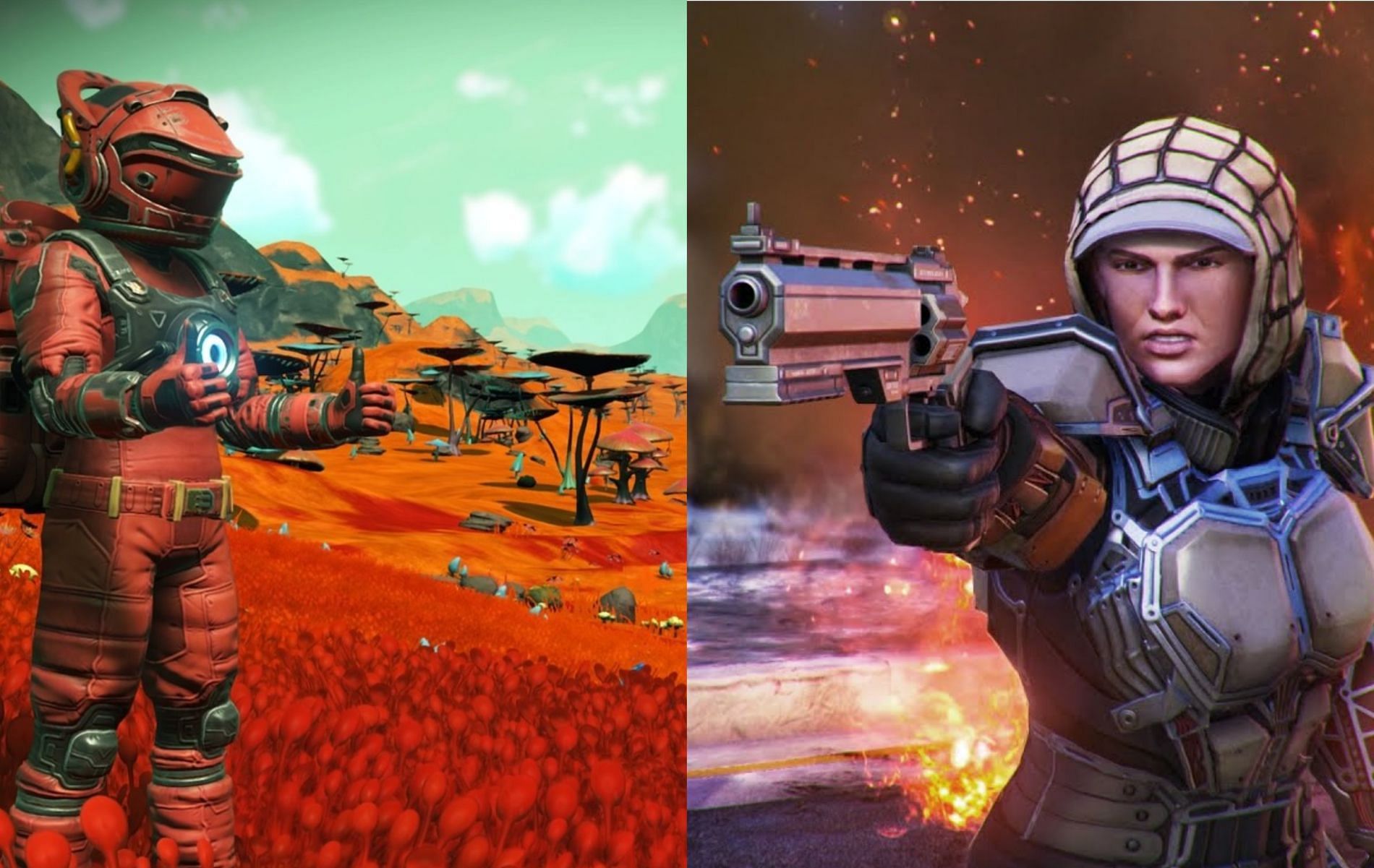 Critically acclaimed video games that would go a long way with some mod support (Images via Hello Games and Xcom/ You Tube)