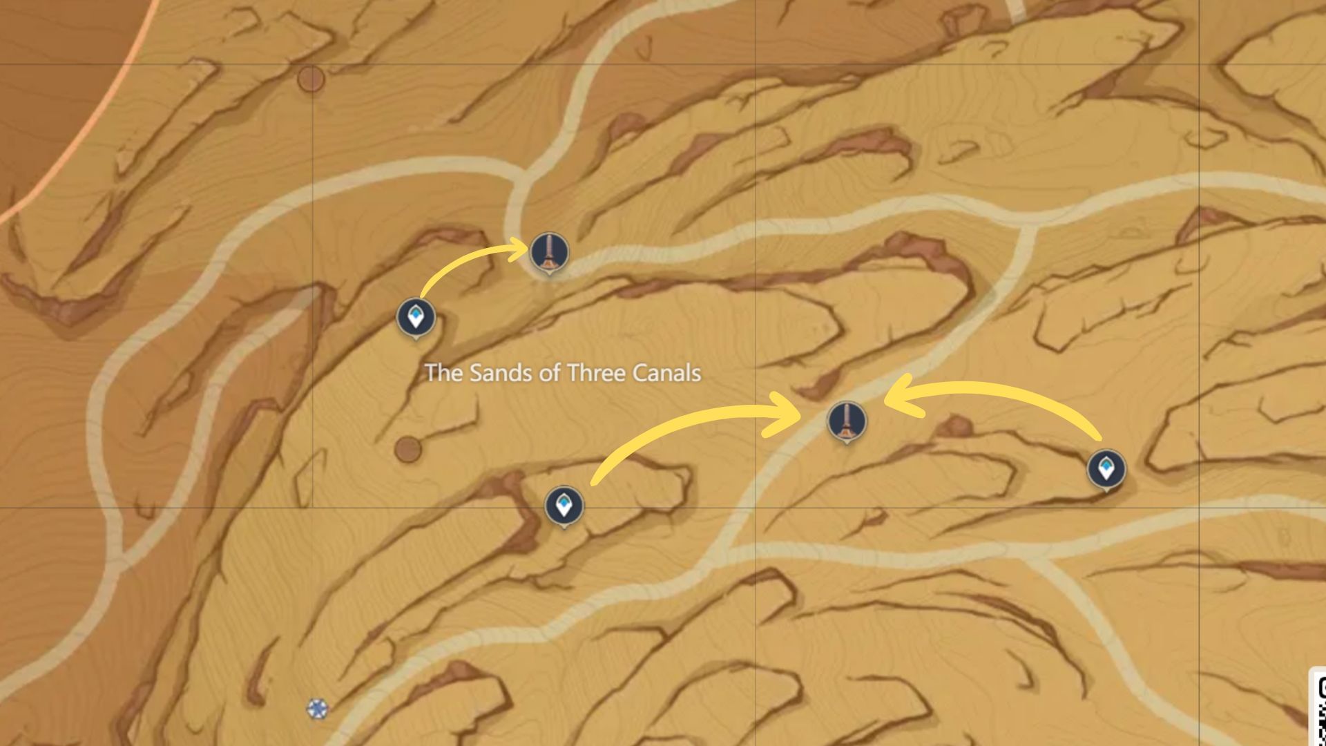 Genshin Impact All 8 Primal Obelisk Locations In Desert Of Hadramaveth