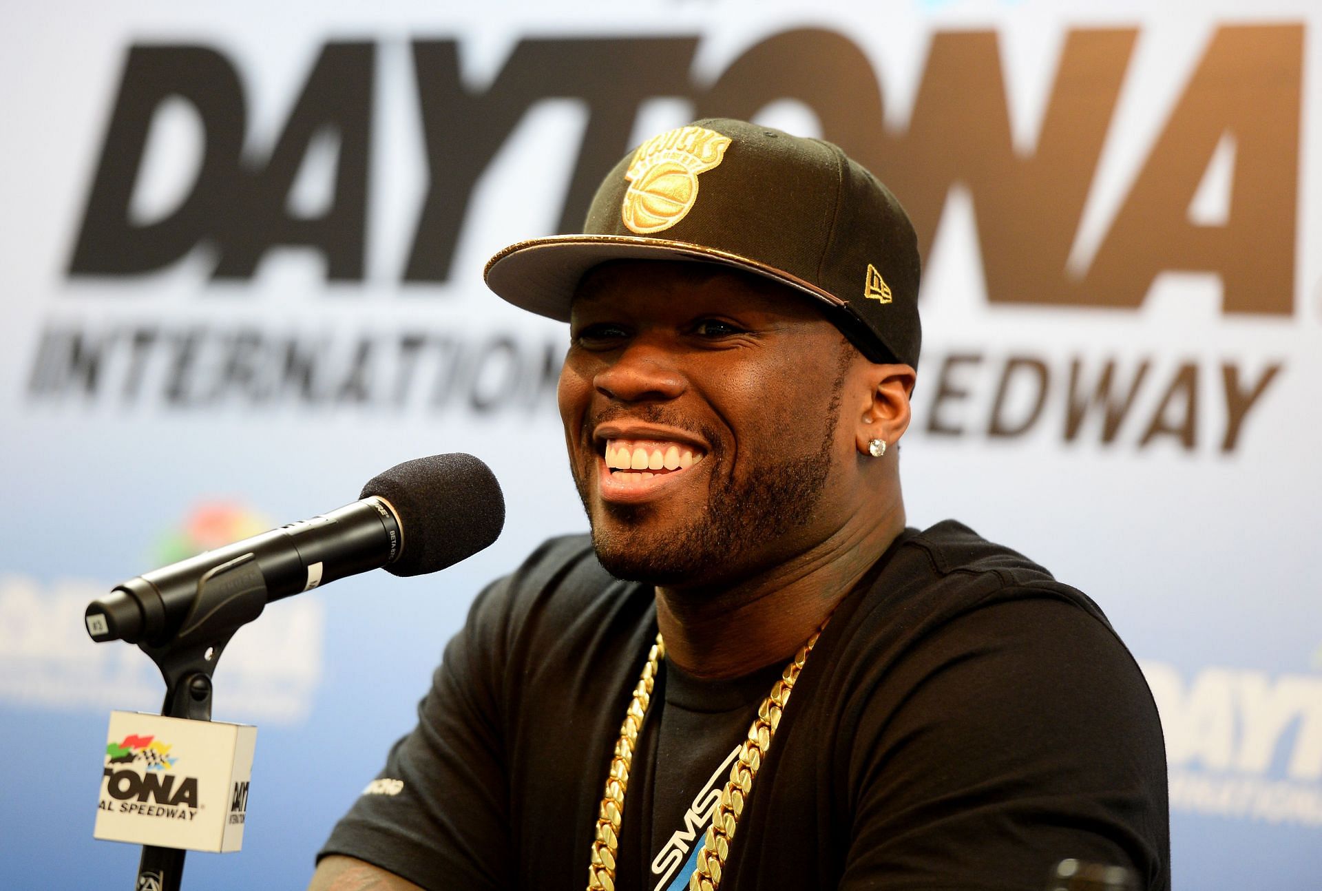 50 Cent at Daytona 500 - Practice