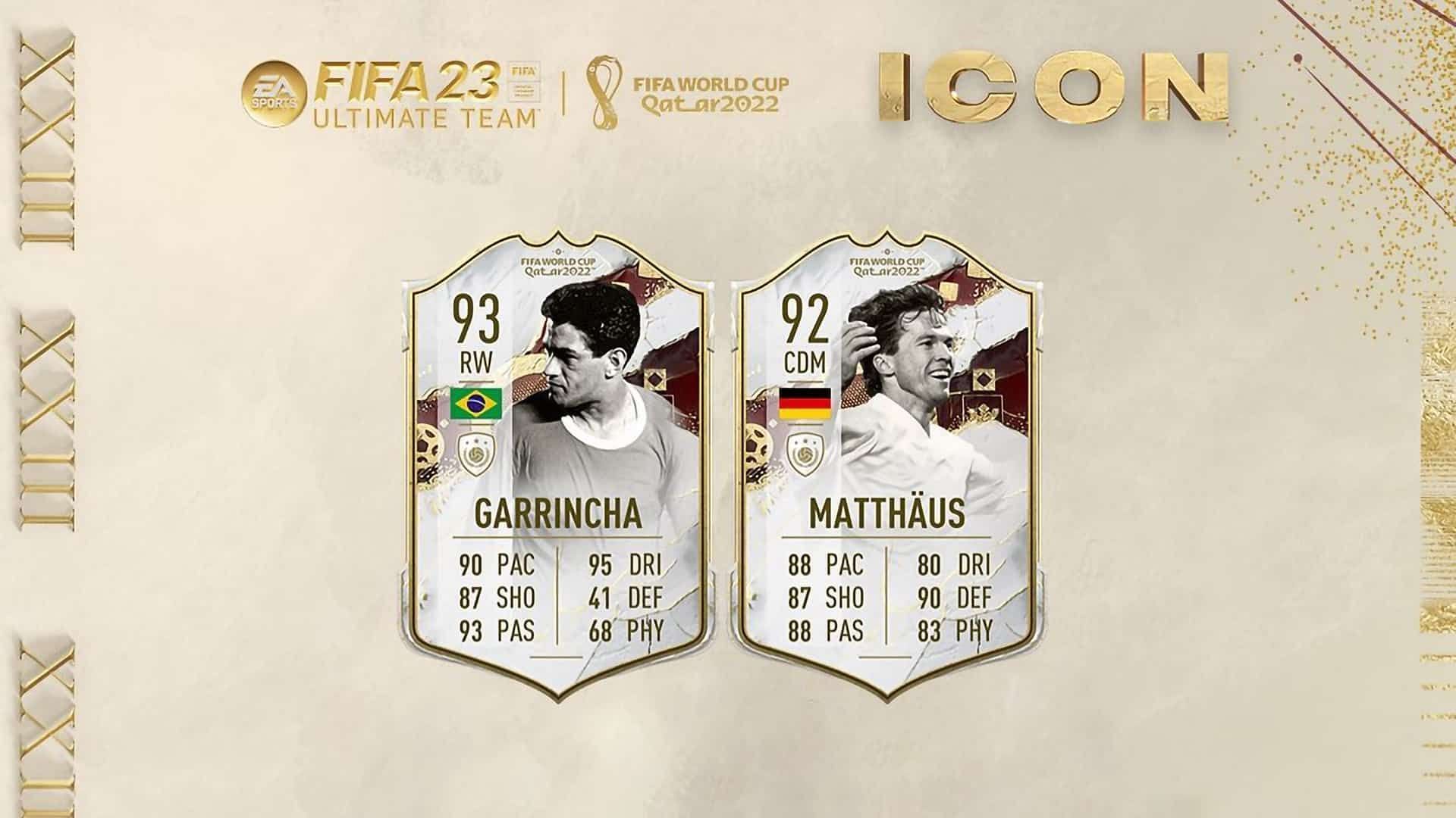 FIFA 23: New ICONs on Ultimate Team & full card ratings