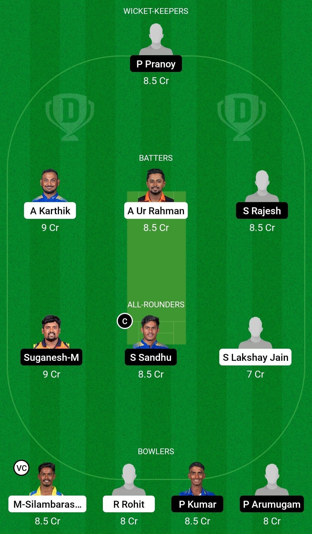 RAN vs KAN Dream11 Prediction Team, Grand League