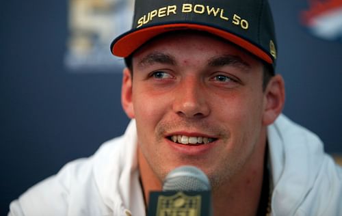 Derek Wolfe at the Denver Broncos Media Availability event