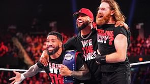The Usos recall their wholesome moment with WWE star Sami Zayn from 2022 by tweeting one emoji