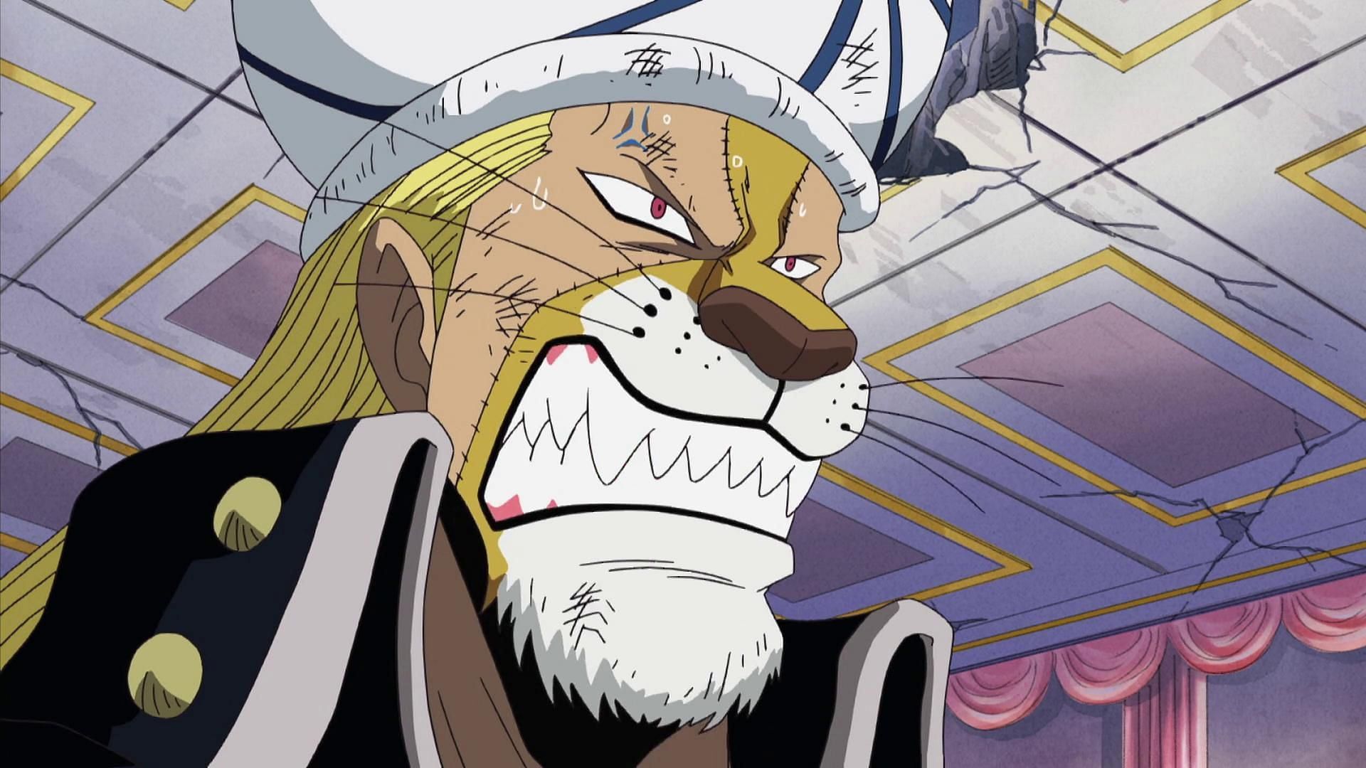 The first user of Clear-Clear Fruit shown in One Piece was Absalom (Image via Toei Animation, One Piece)