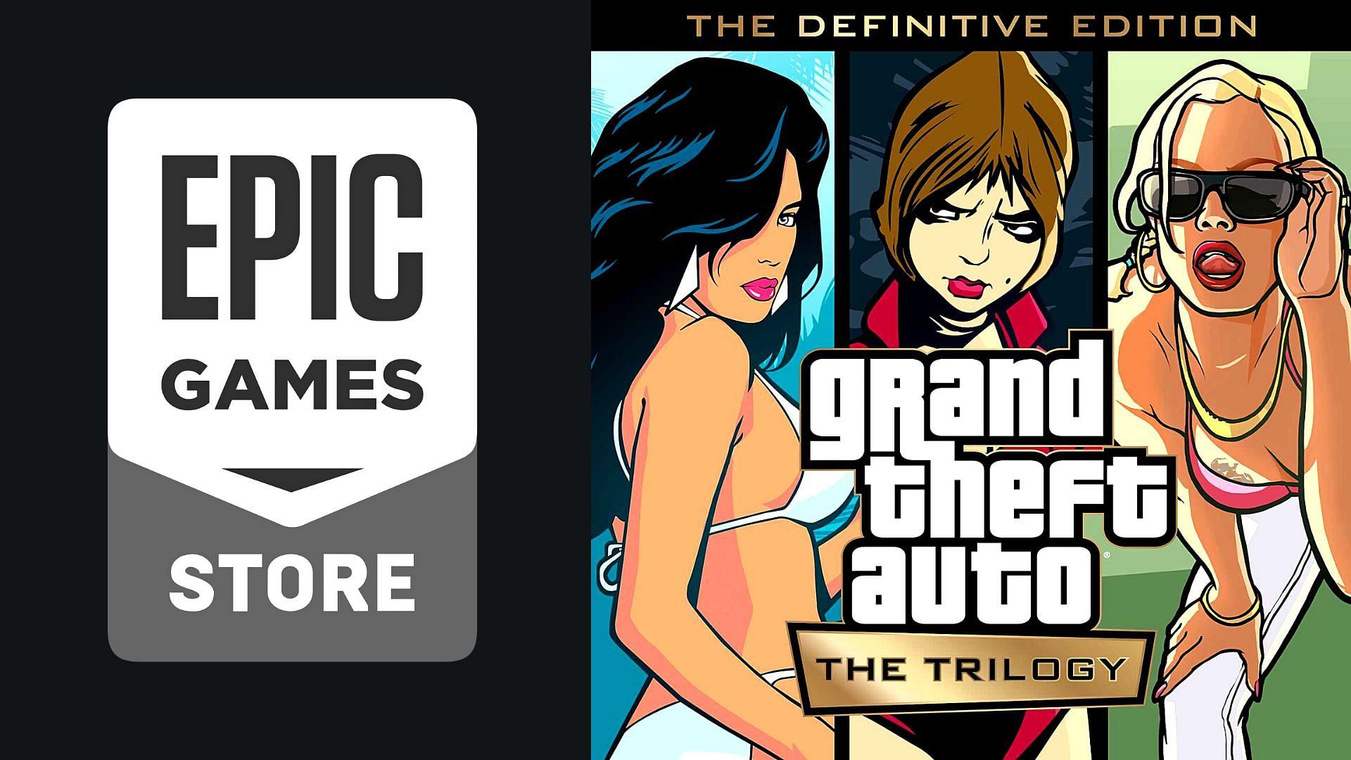 A brief about the announcement of the GTA Trilogy Definitive Edition for Epic Games Store by Rockstar Games (Image via Sportskeeda)