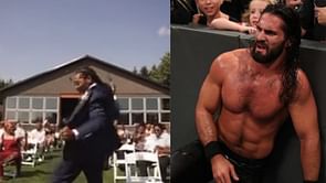 Seth Rollins reacts to "crazy" video of a fan coming out to his WWE theme song at his wedding