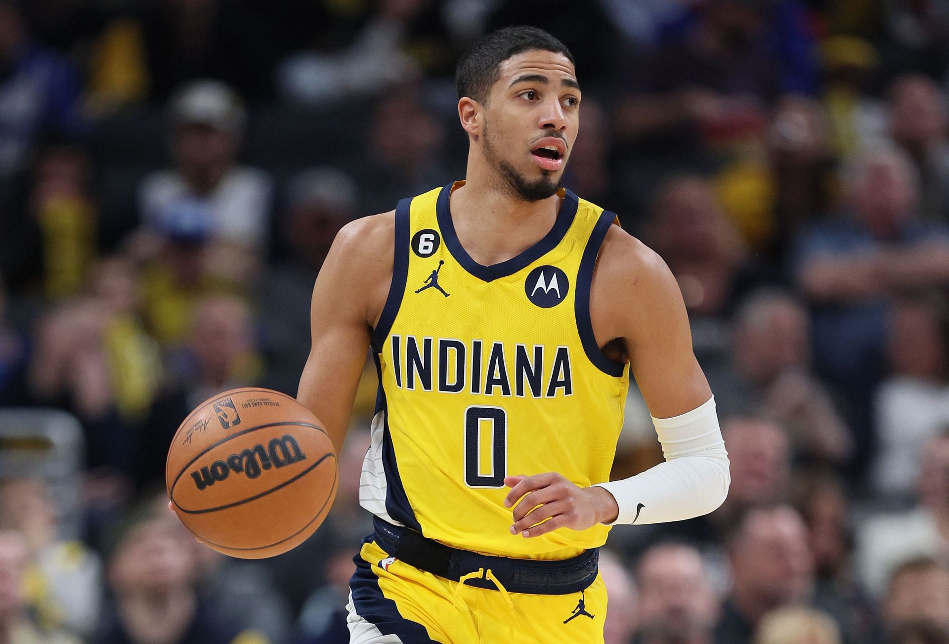 Indiana Pacers third-year point guard Tyrese Haliburton