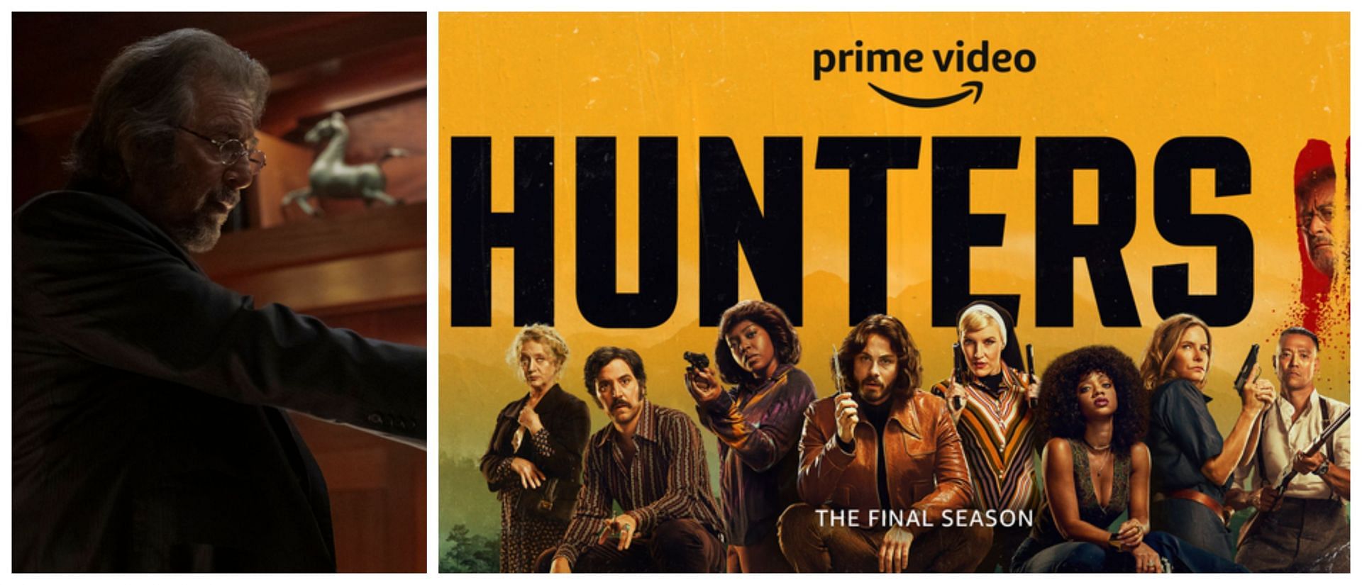 Hunters Season 2 collage (Picture sourced from Amazon Prime Video)
