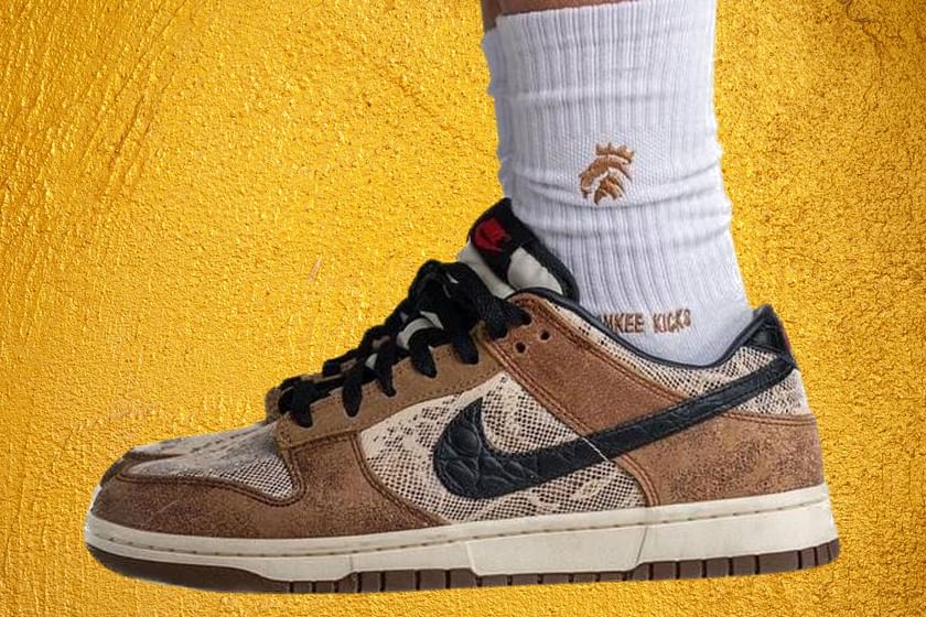 Hol Kenmerkend leeftijd CO.JP: Nike Dunk Low CO.JP "Brown Snakeskin" shoes: Where to buy, price,  and more details explored