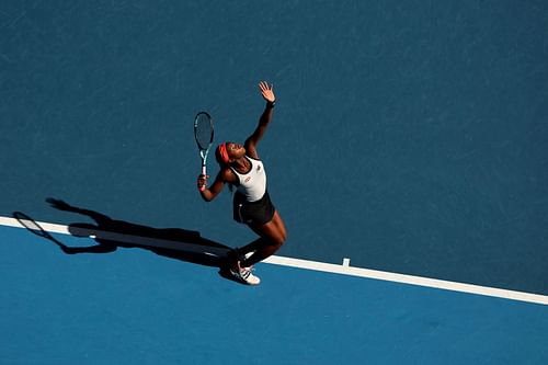 Coco Gauff in action at the 2023 Australian Open.