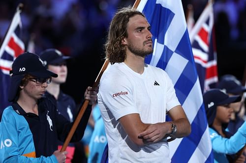 Stefanos Tsitsipas at the 2023 Australian Open