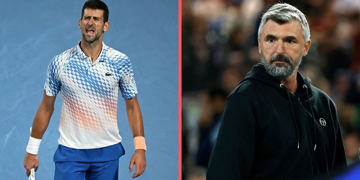 Novak Djokovic (left) won the Australian Open on Sunday.