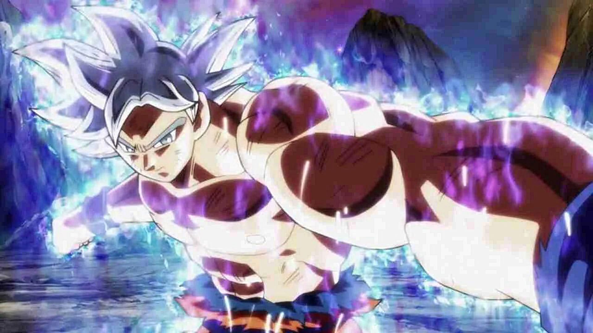 Goku in his Mastered Ultra Instinct form (Image via Toei Animation)