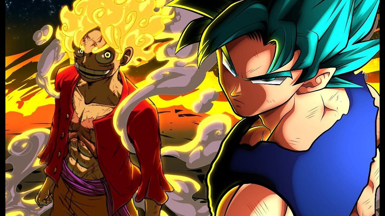 Luffy and Goku (Image via Twitter)