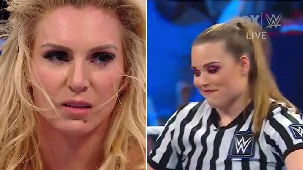 Jessika Carr smirks following awkward moment with Charlotte
