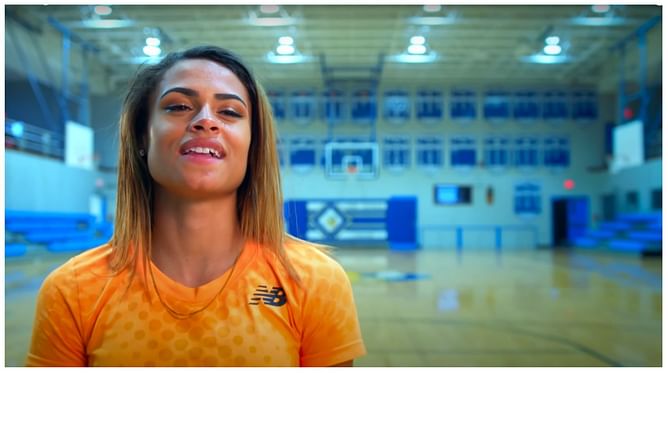 Watch: When Sydney McLaughlin gave a tour of her New Jersey high school