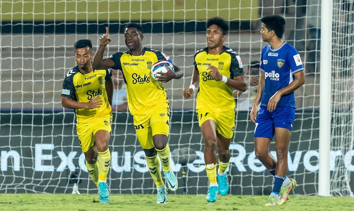 Despite scoring Ogbeche wasn&#039;t his usual self today (Image courtesy: ISL Media)