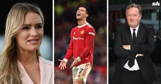 Laura Woods provides emphatic response when asked by Piers Morgan if any Manchester United player would surpass Cristiano Ronaldo's 2021-22 tally