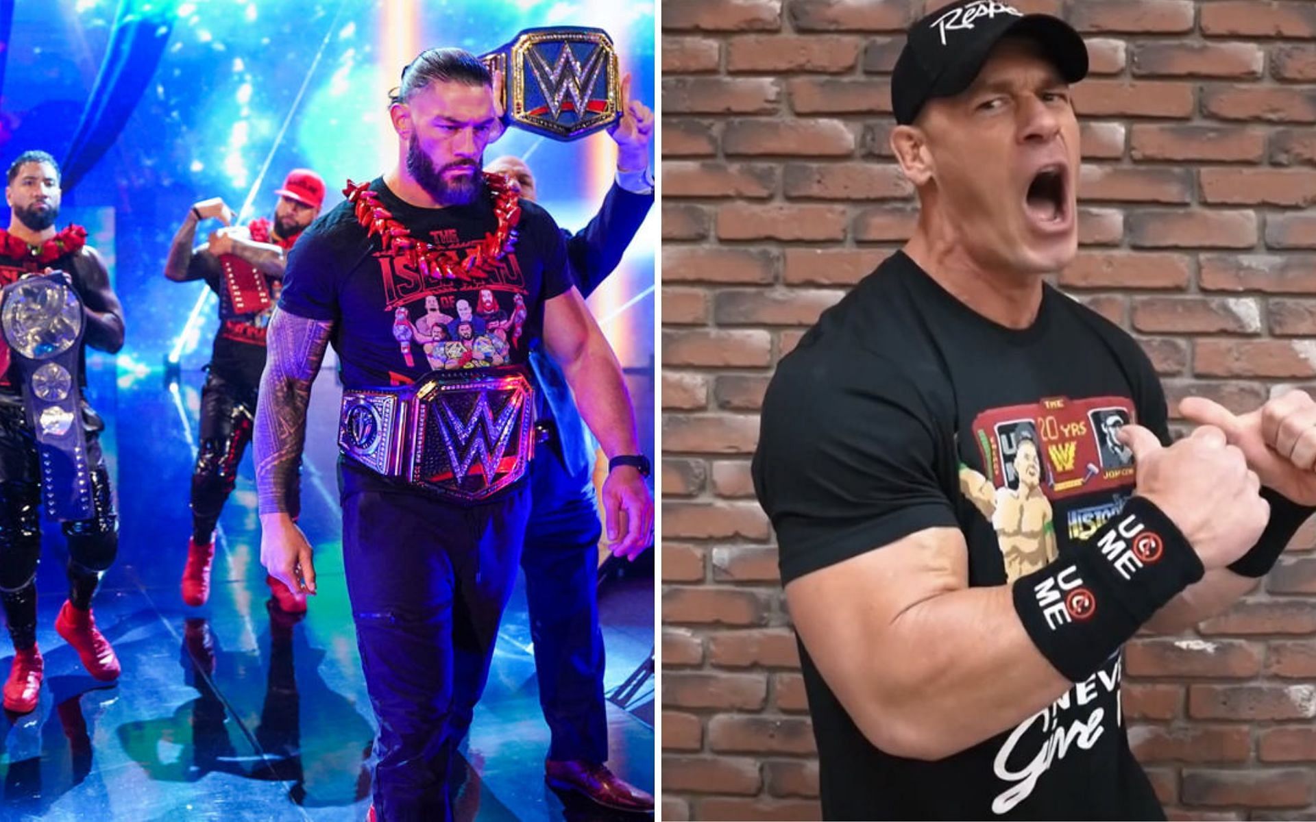 The Bloodline family member compared himself to John Cena