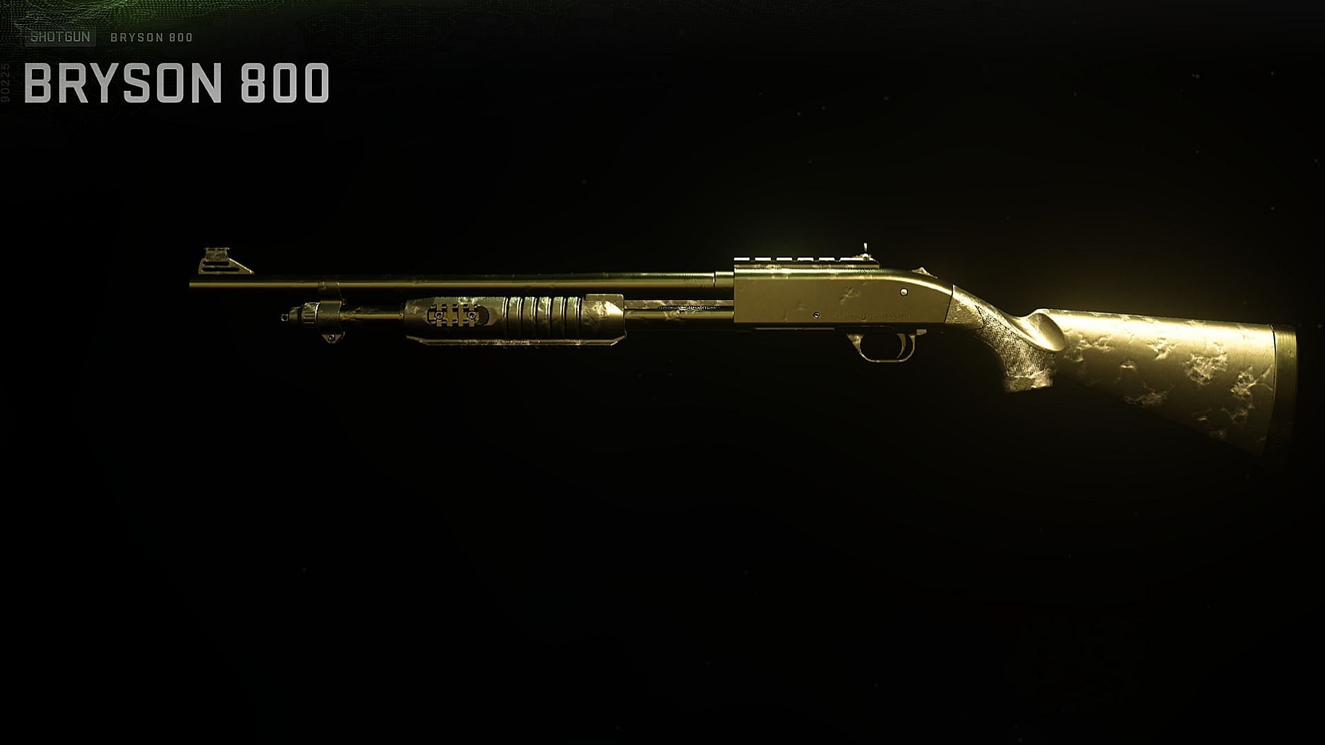 The Bryson 800 shotgun with the Gold Mastery camo (Image via Activision)