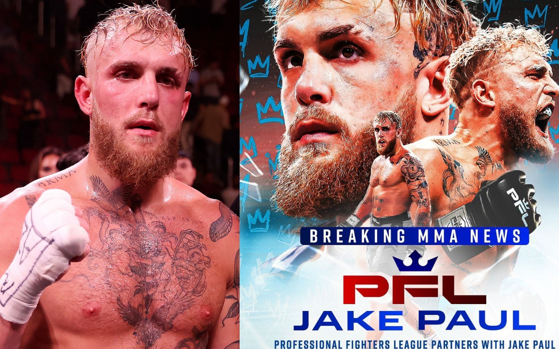 Jake Paul [Image courtesy of @pflmma on Instagram]