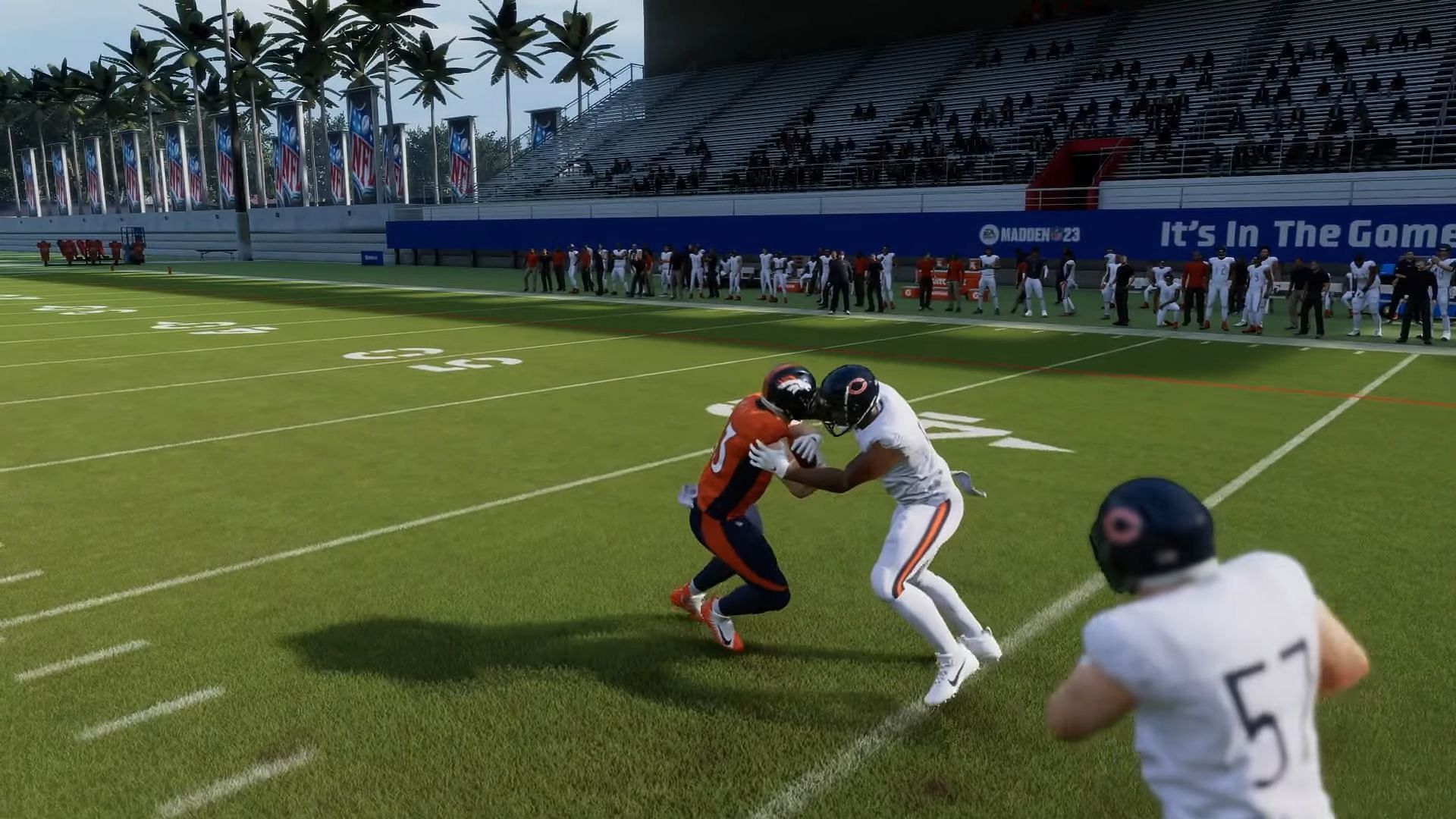 Tackling opponents to strip the ball is essential to turn the tide of the game (Image via Youtube/WAYNE6578)