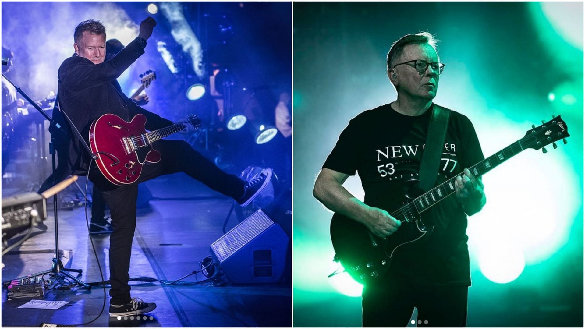 New Order have announced new tour dates. (Images via Instagram / @neworderofficial)