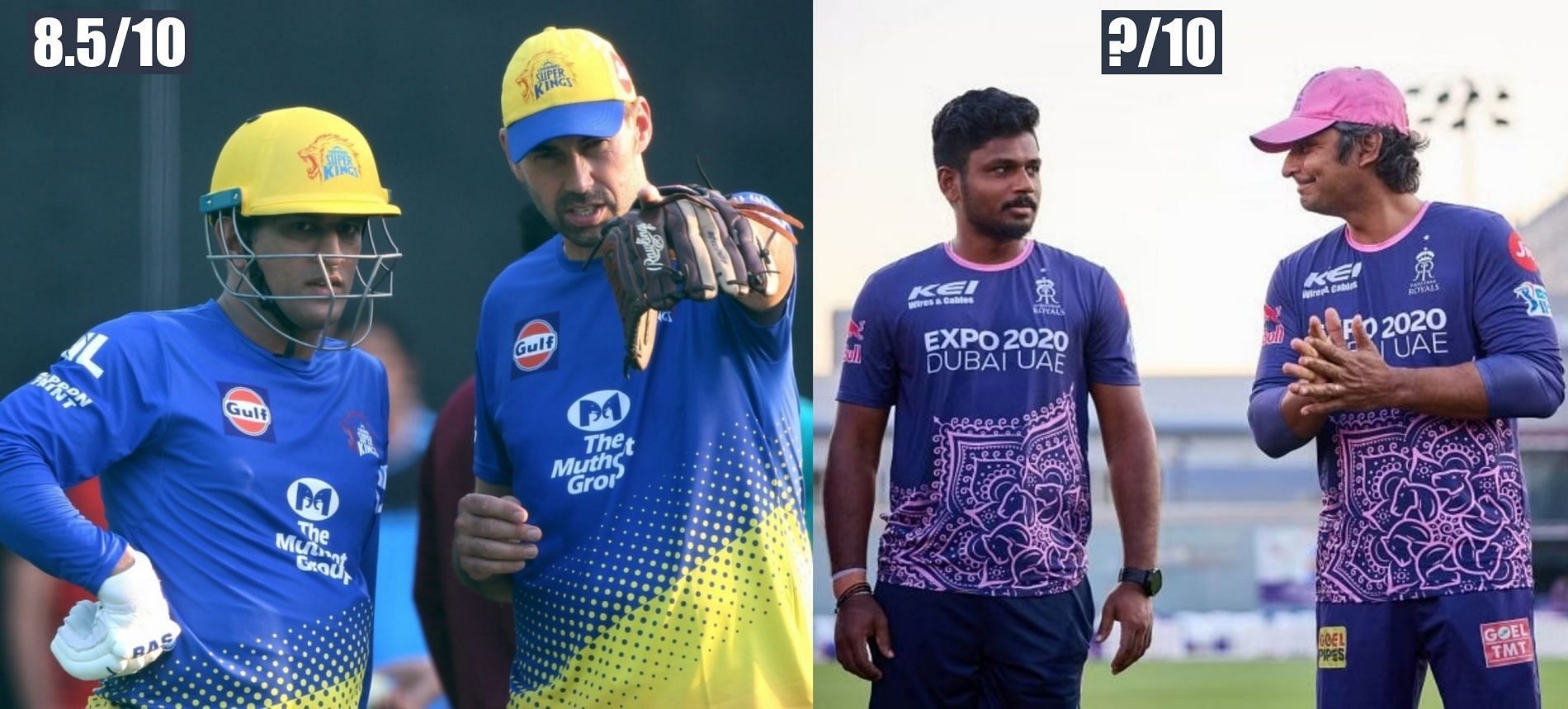 MS Dhoni, Stephen Fleming, Sanju Samson, Kumar Sangakkara