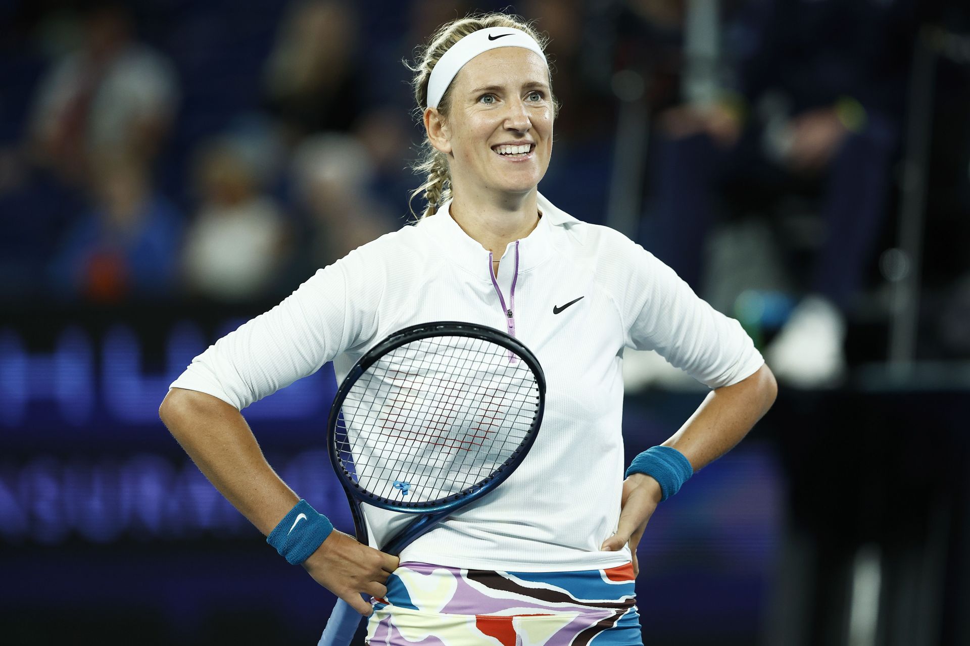 Victoria Azarenka at the 2023 Australian Open.