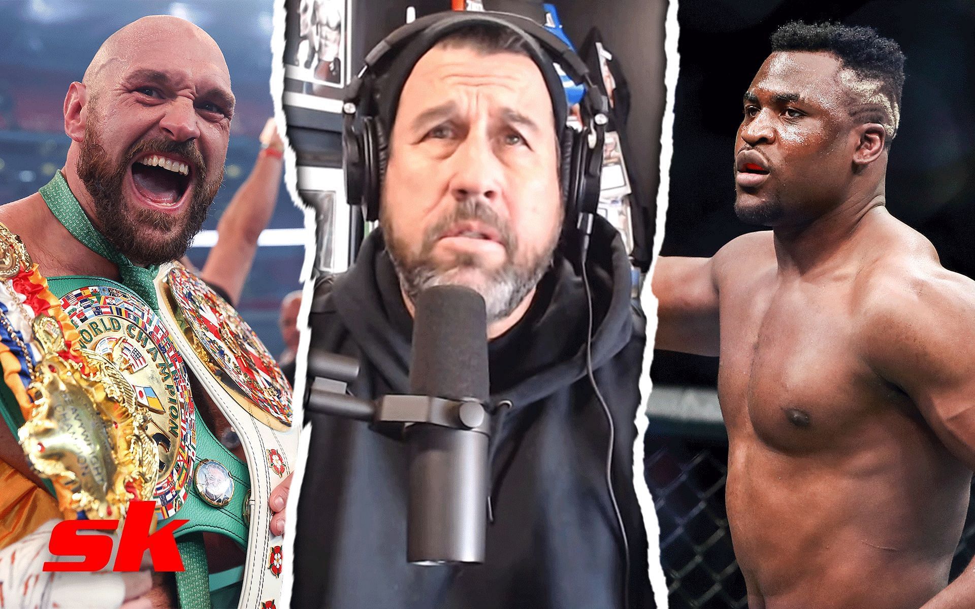 Tyson Fury easily outboxes Francis Ngannou, claims John McCarthy [Images via: WEIGHING IN podcast | YouTube]