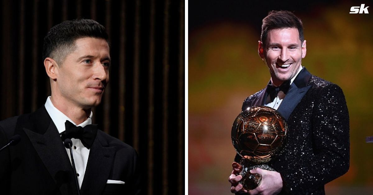 Robert Lewandowski and Lionel Messi 