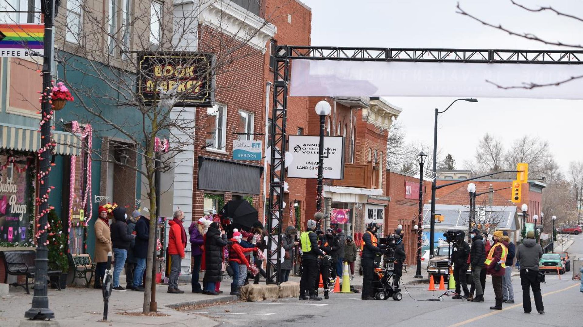 On the sets of Welcome to Valentine (Image via The Record)