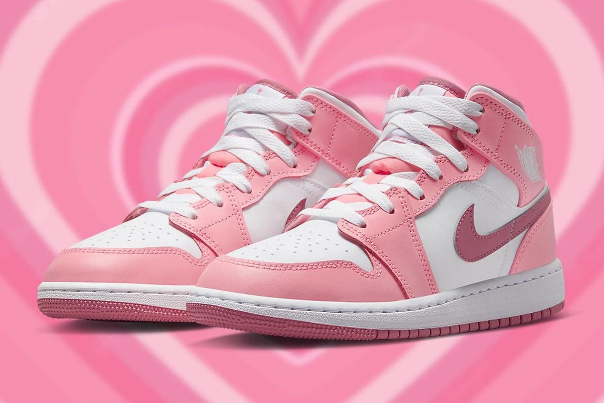 Air Jordan 1 Mid: Nike'S Air Jordan 1 Mid “Pink/White” Shoes: Where To Buy,  Price, And More Details Explored