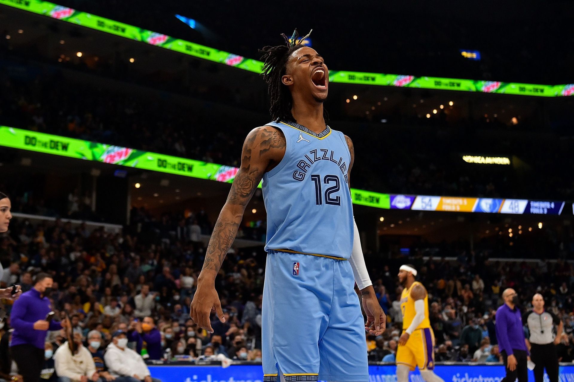 Ja Morant of the Memphis Grizzlies