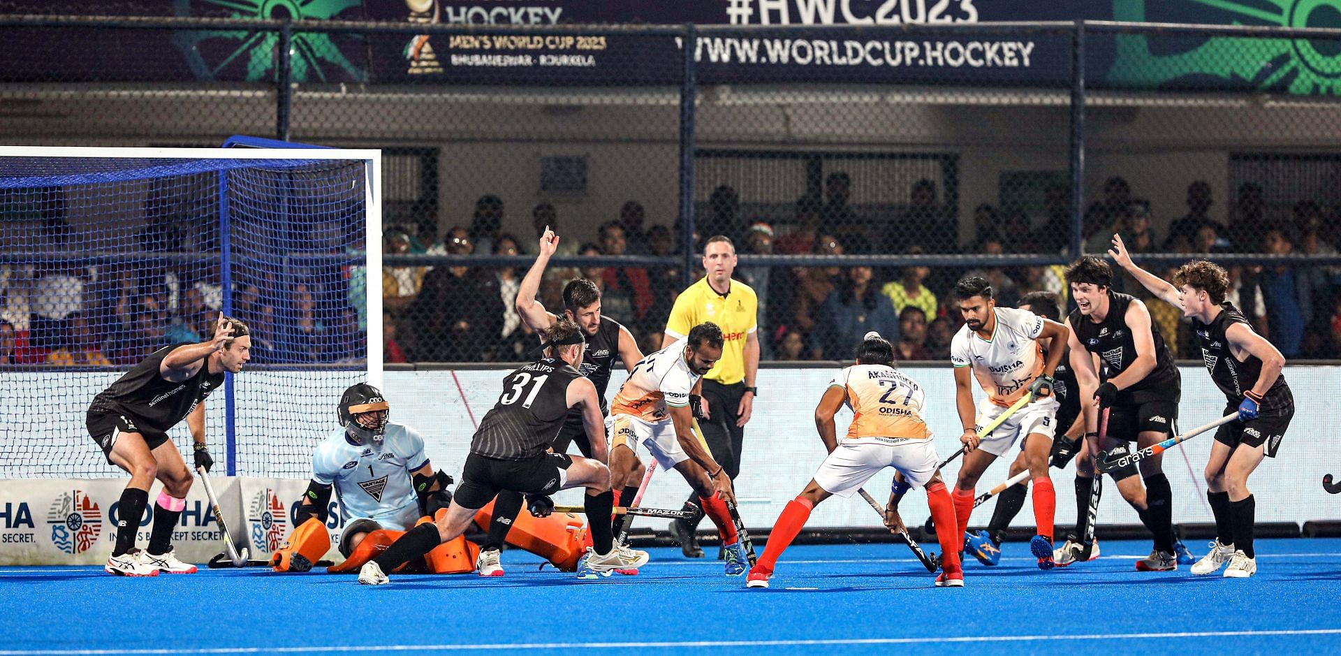 India vs New Zealand in Hockey World Cup