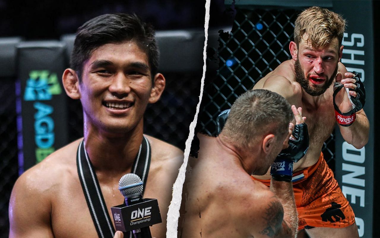 Aung La N Sang (Left) gives his thoughts on Malykhin vs de Ridder (Right)