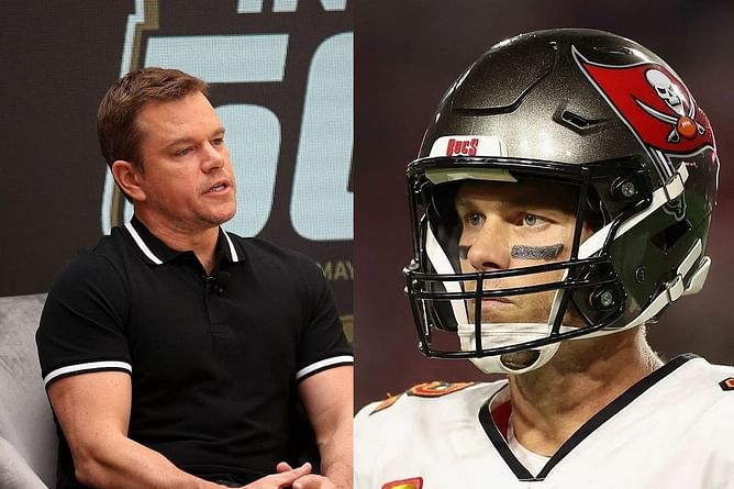 When Tom Brady helped vandalize Matt Damon’s home on Jimmy Kimmel Live