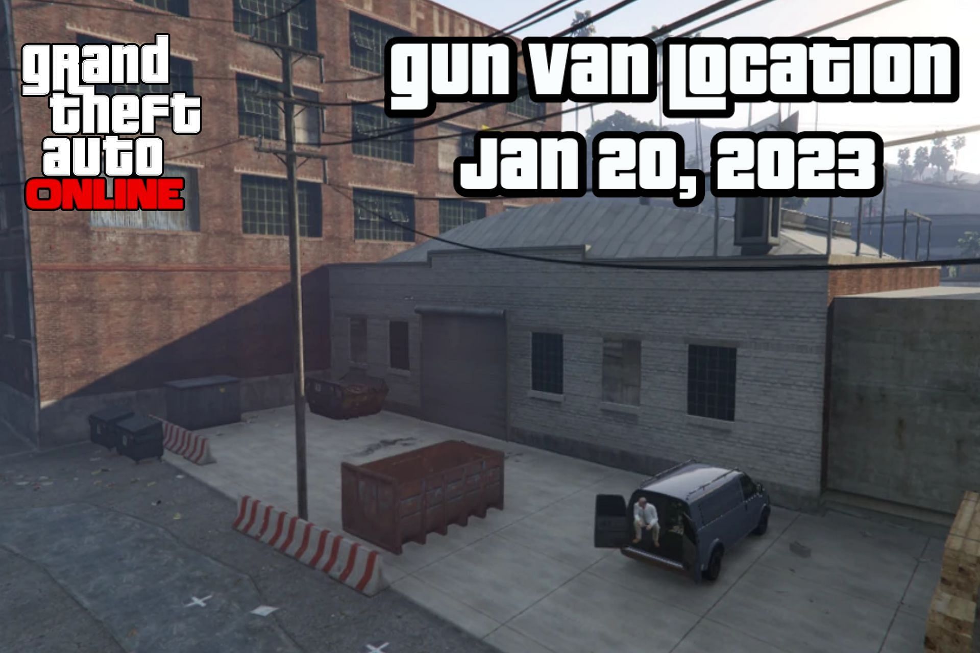 Where to find the GTA Online Gun Van on January 20, 2023 (Image via GTA Fandom)