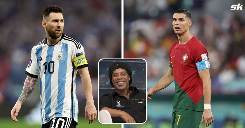 Ronaldinho Chooses Between Messi and Ronaldo 😱⚽️ #ronaldinho #ronaldo