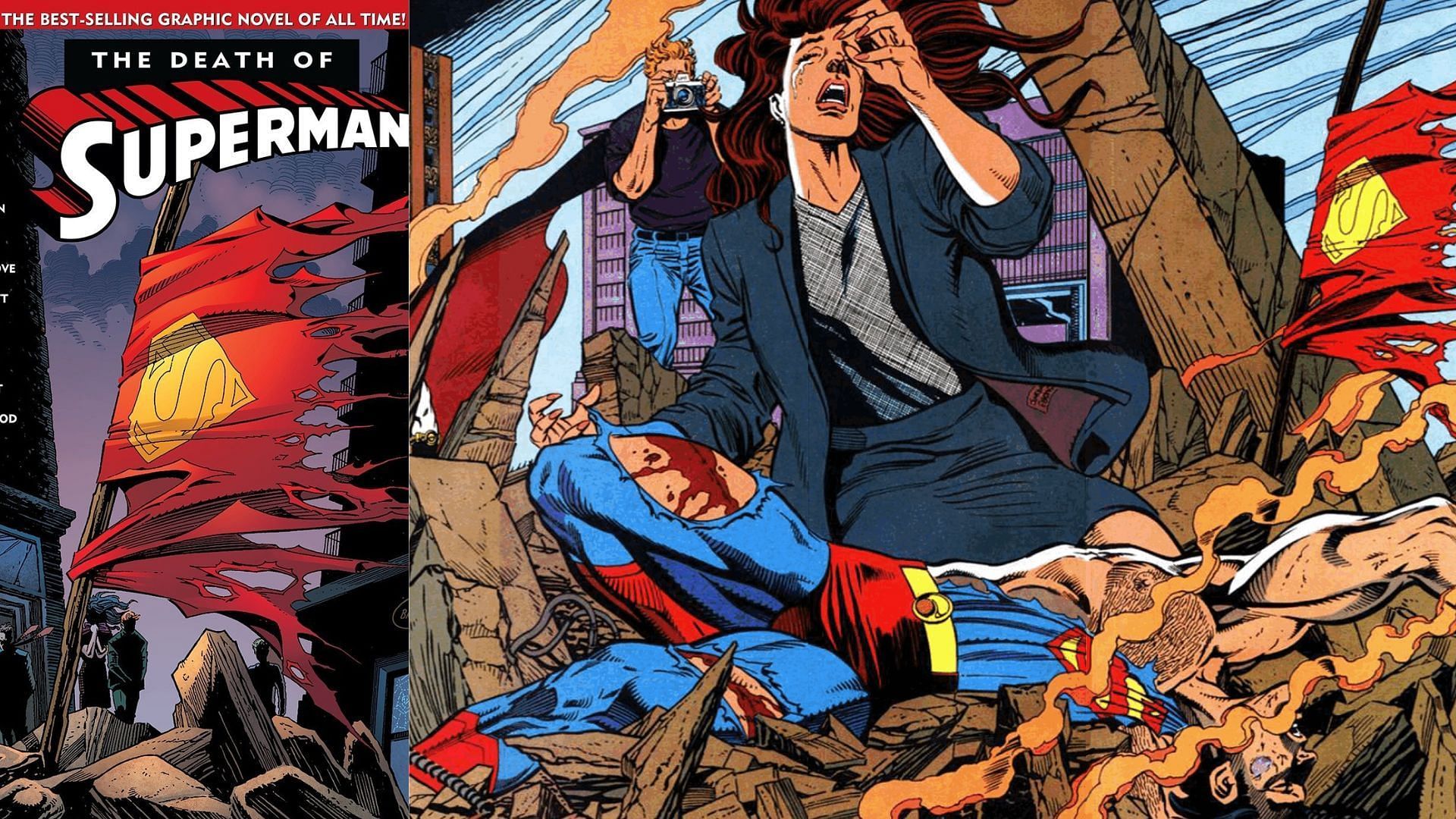 How does Superman die in the comics? (Images via DC)